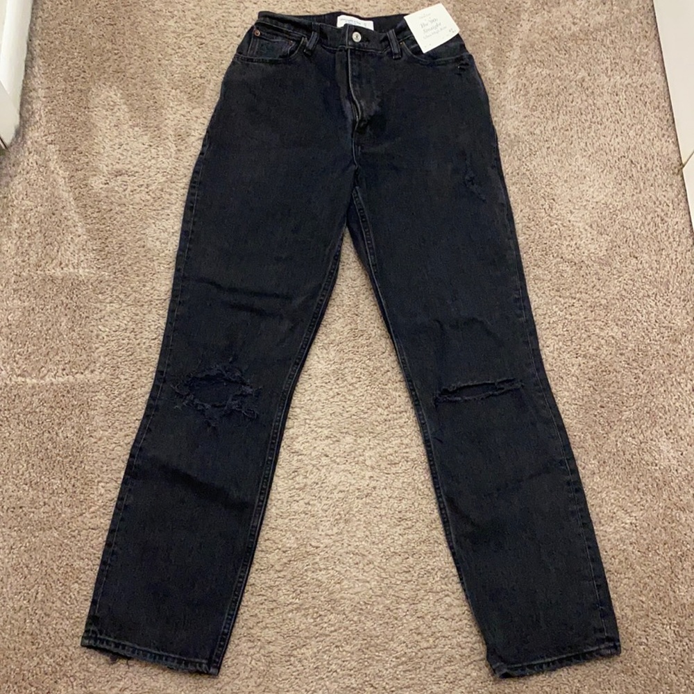 NWT Abercrombie 90’s Straight Jeans